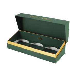 Green candle box set