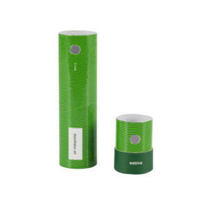 Green gift round box